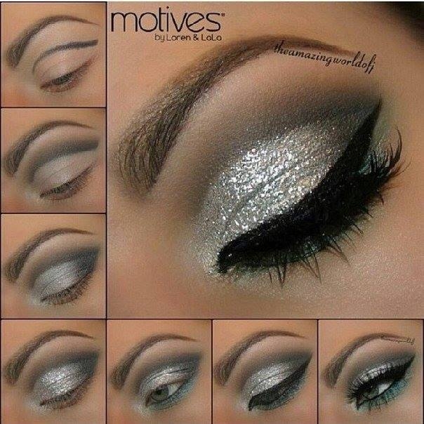 DIY New Year Make-up Idea DIY New Year Make-up Idea