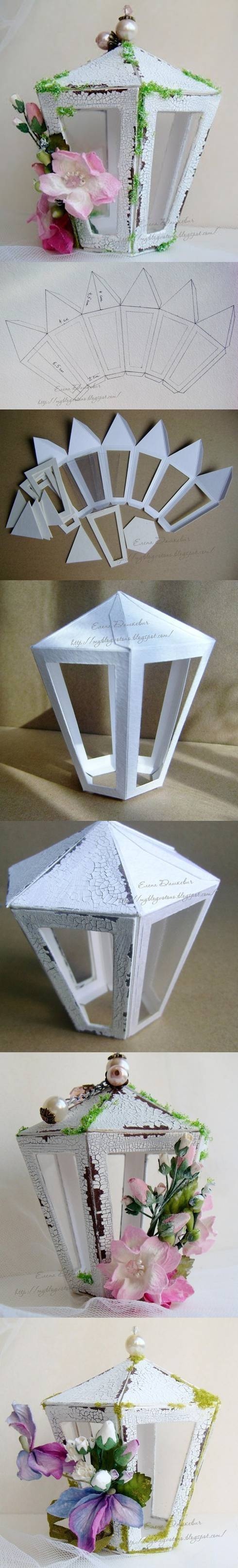 DIY Cardboard Latern Template DIY Cardboard Latern Template