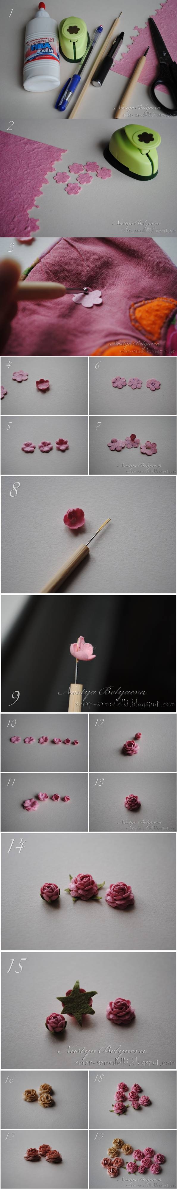 DIY Mini Roses DIY Mini Roses