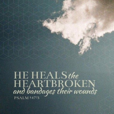 He heals the brokenhearted