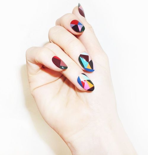 Geometric nails Geometric nails