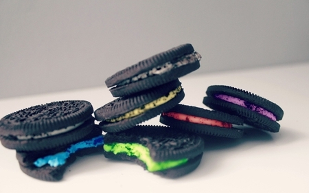 Colorful oreo cookies Colorful oreo cookies