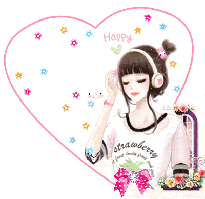 Happy Listening to Music