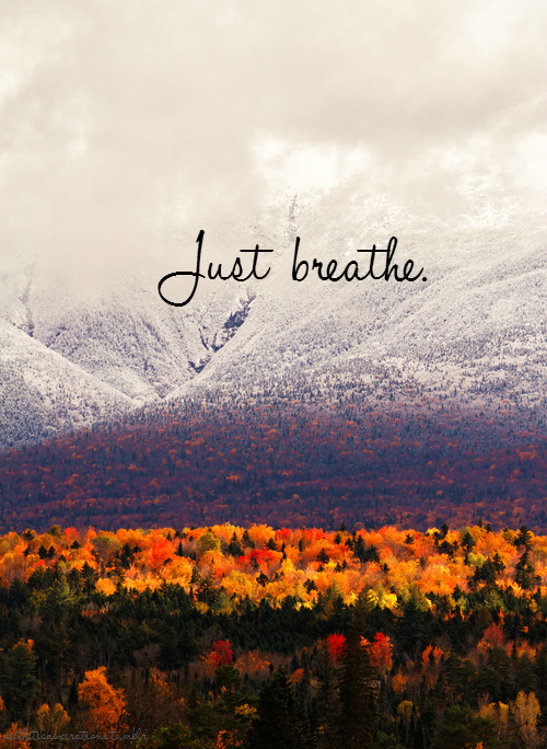 Just Breathe Just Breathe