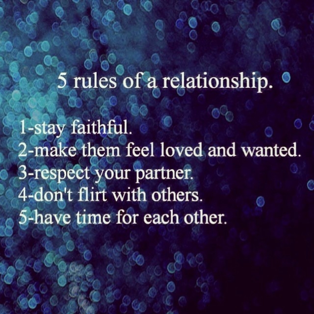 5 rules of a relationship 5 rules of a relationship