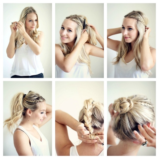 DIY BRAIDED BUN TUTORIAL DIY BRAIDED BUN TUTORIAL