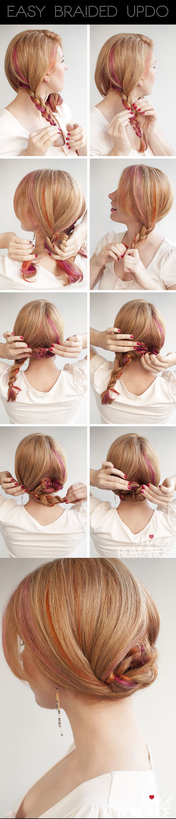 DIY Easy Braided Updo