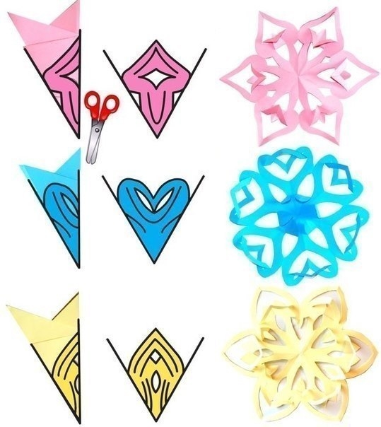DIY Fancy Snowflakes