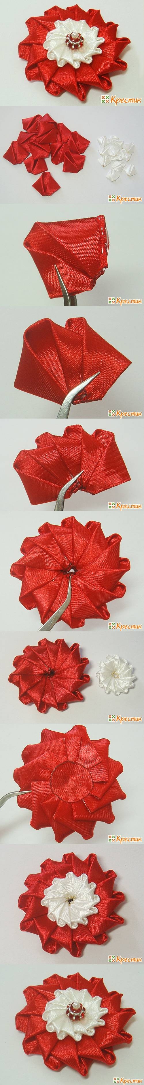 DIY Ribbon Flower DIY Ribbon Flower