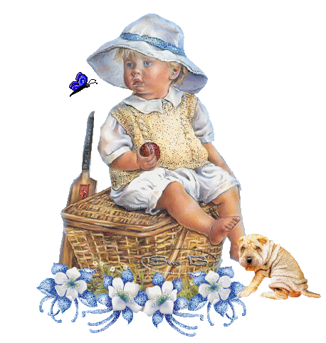 Little Boy Picnic on the Beach