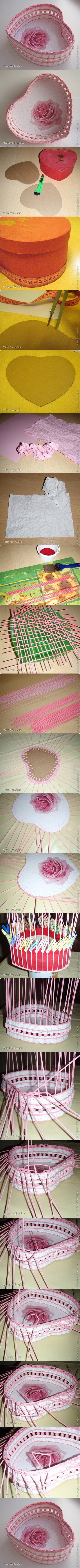 DIY Heart Baskets DIY Heart Baskets