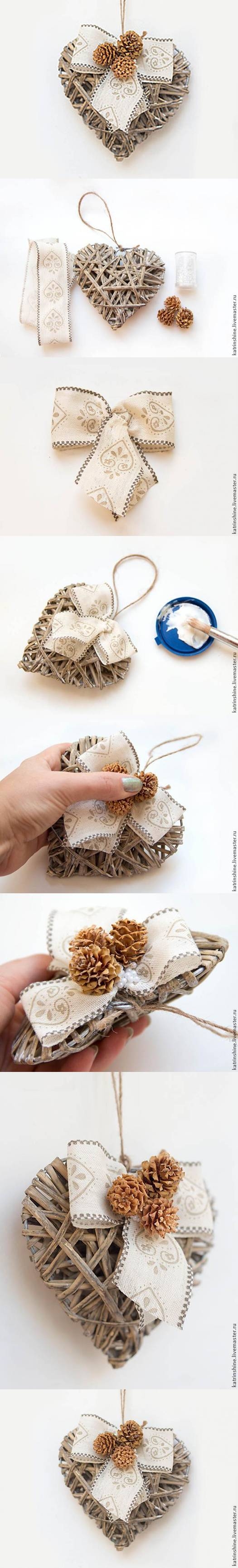 DIY Shabby Chic Heart Decoration DIY Shabby Chic Heart Decoration