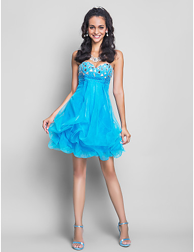Short Turquoise Party Dress