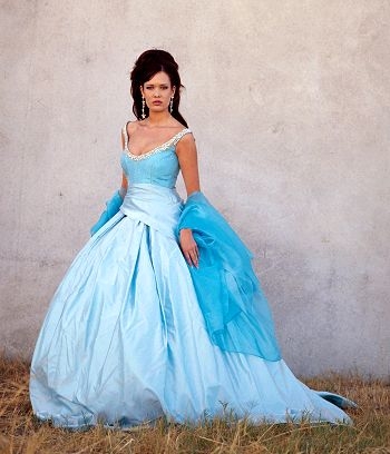 Two Tone Blue Ball Gown Two Tone Blue Ball Gown