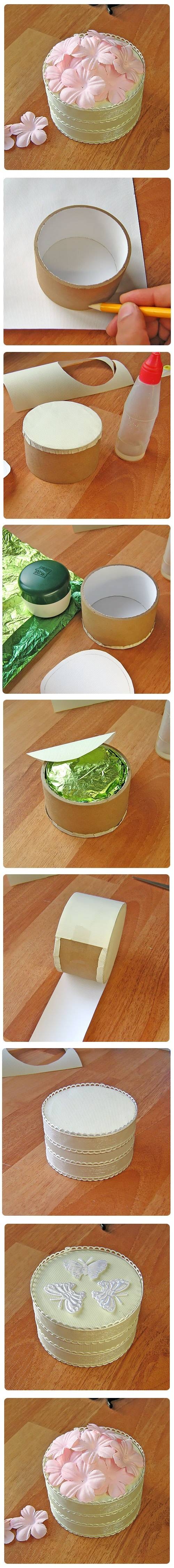 DIY Round Gift Box