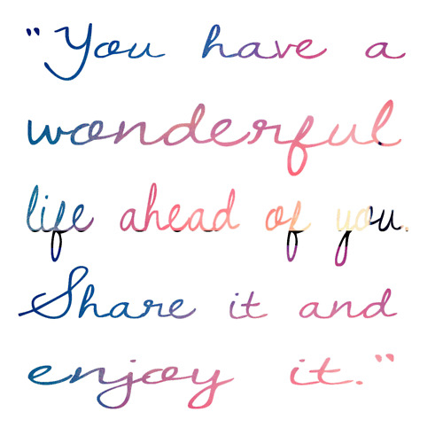 Share and enjoy your life