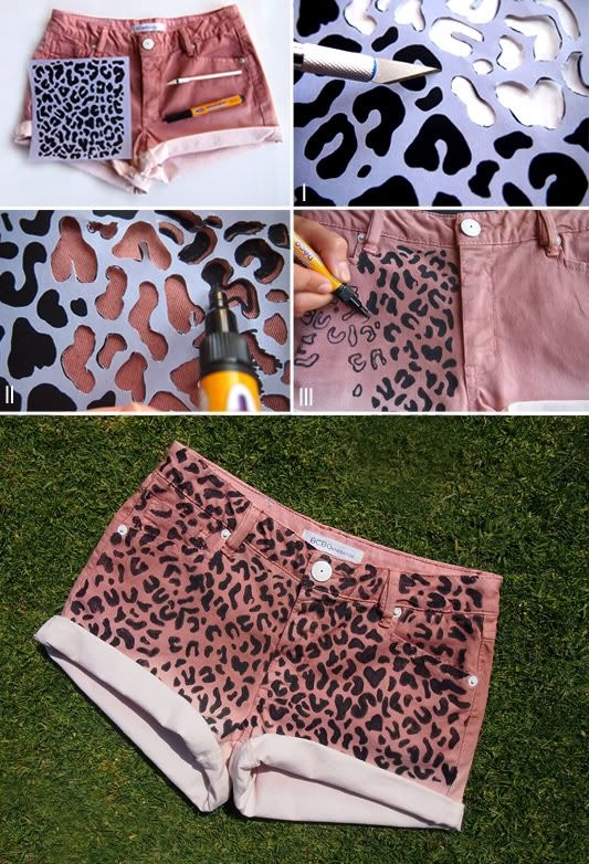 DIY Print Shorts DIY Print Shorts