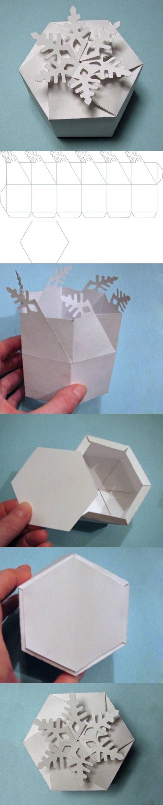 DIY Snowflake Gift Box DIY Snowflake Gift Box