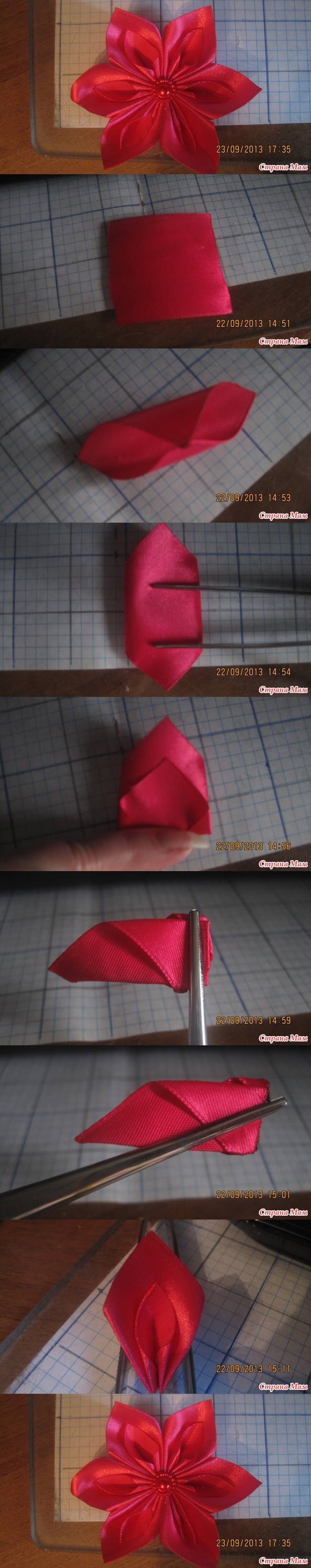 DIY Ribbon Flowers DIY Ribbon Flowers