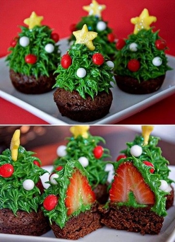 Christmas Tree Cupcakes
