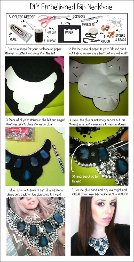 DIY Bib Necklace DIY Bib Necklace