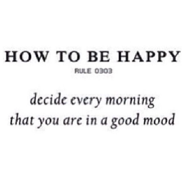 How to Be Happy