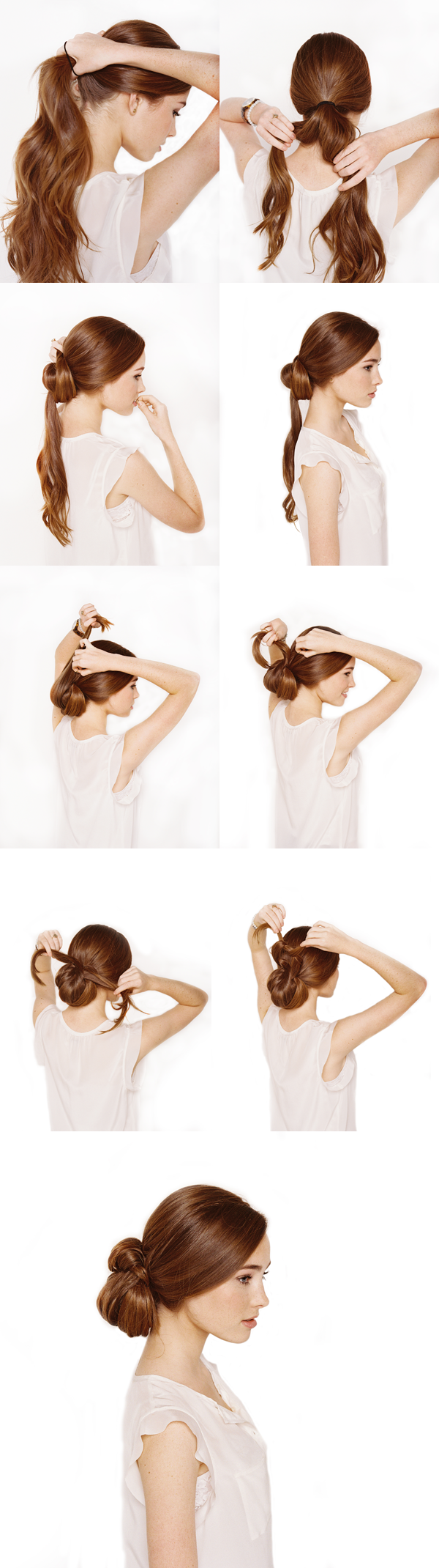 DIY KNOTTED CHIGNON WEDDING HAIR TUTORIAL