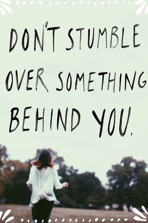 Don't stumble