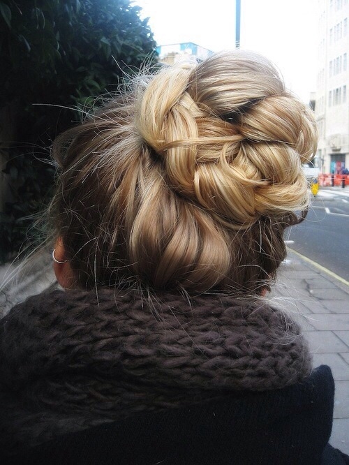 Braided bun Braided bun