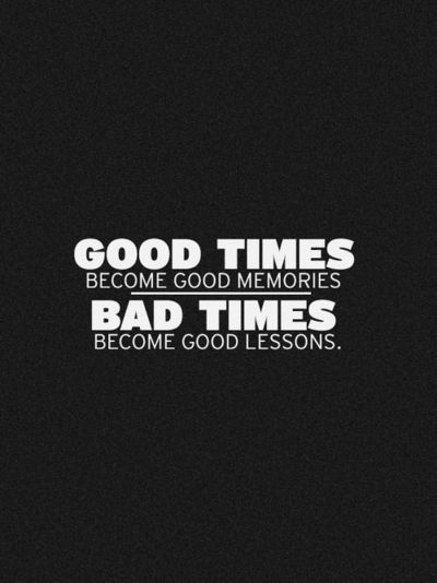 Good times and bad times Good times and bad times