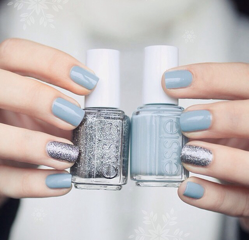 Classy blue nails Classy blue nails
