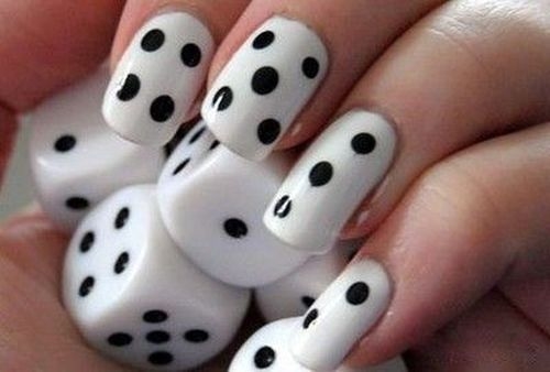 Dice nails Dice nails