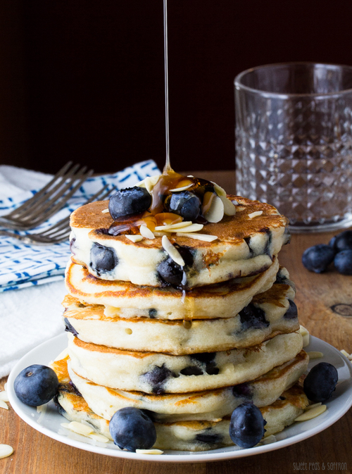Blueberry pancakes Blueberry pancakes