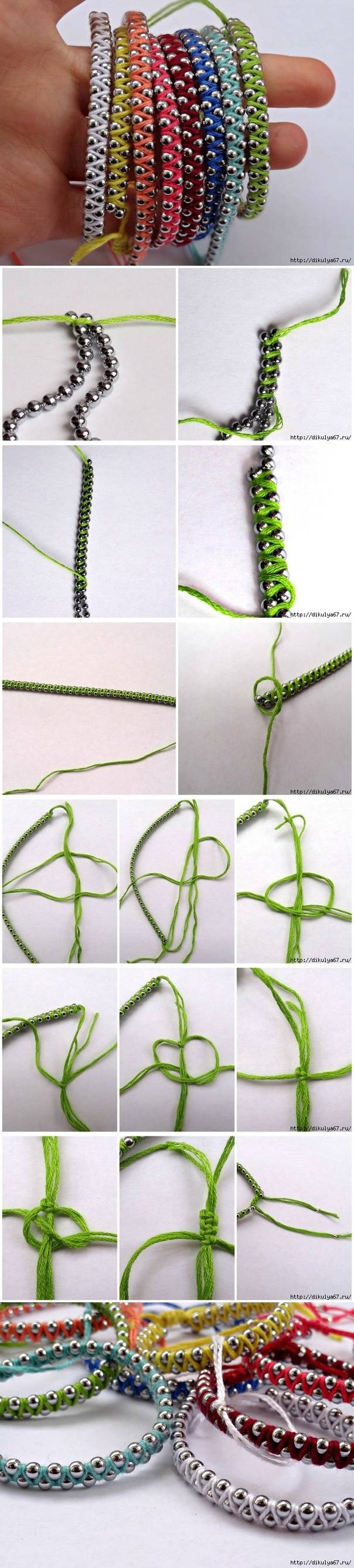 DIY Colorful Friendship Bracelets