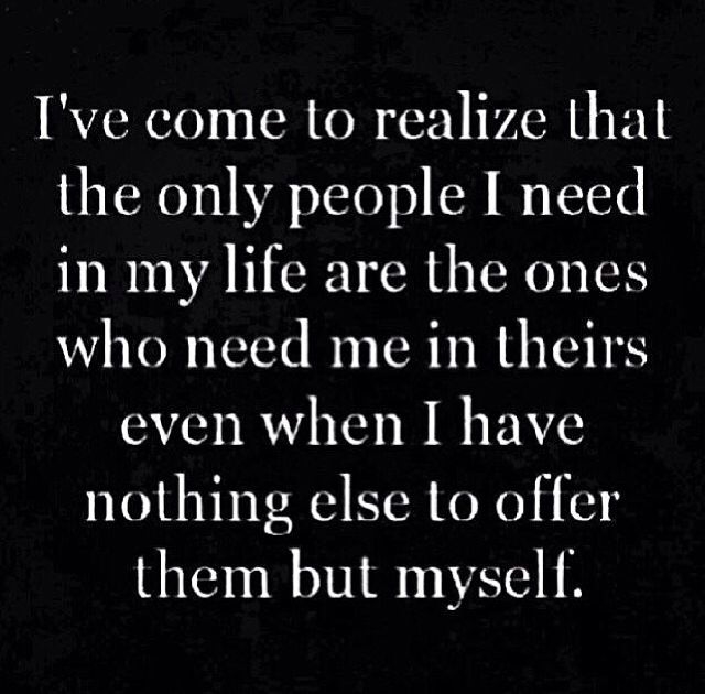 Ive Come to Realize Ive Come to Realize