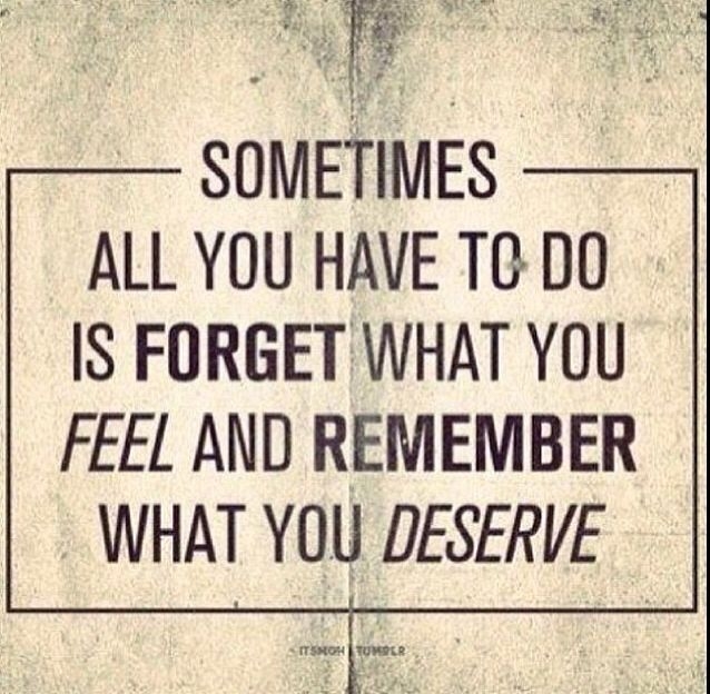 Remember What You Deserve Remember What You Deserve