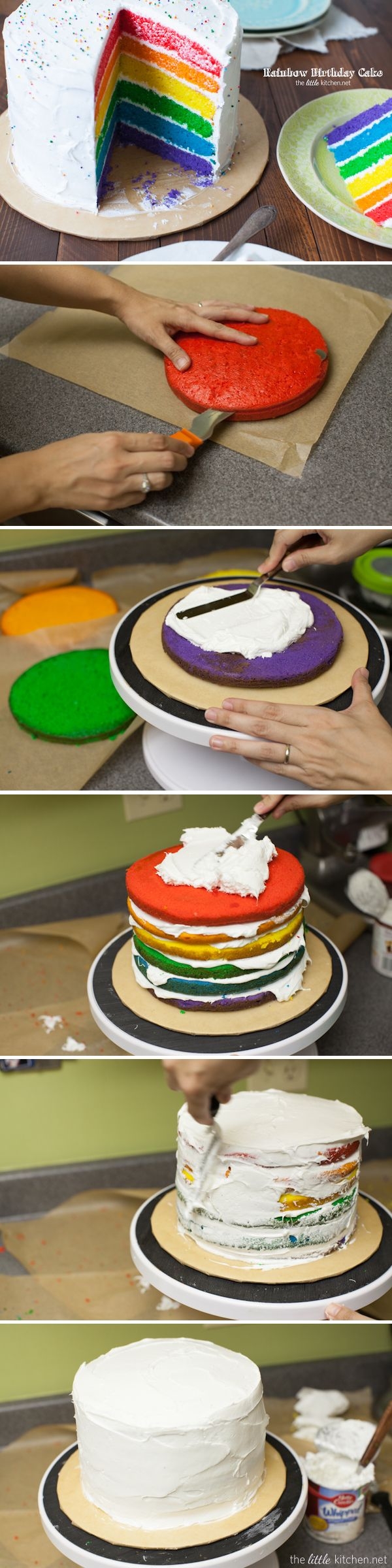 Rainbow Birthday Cake