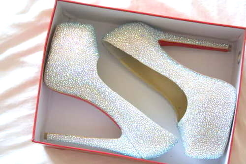 Glittery heels Glittery heels