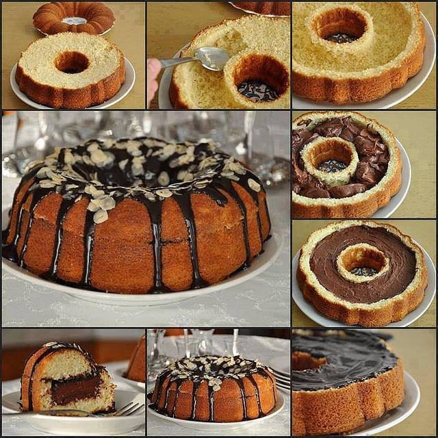DIY Stuffed Chocolate Cake DIY Stuffed Chocolate Cake