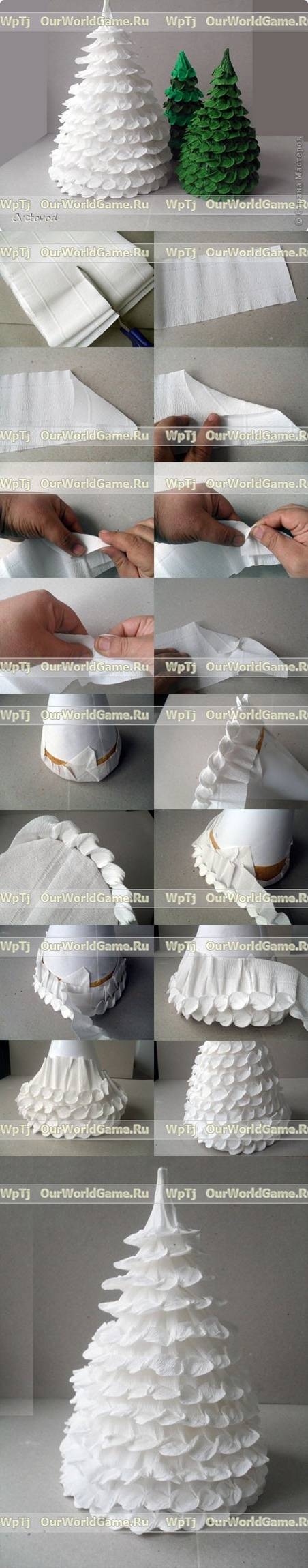 DIY Pretty Paper Christmas Tree