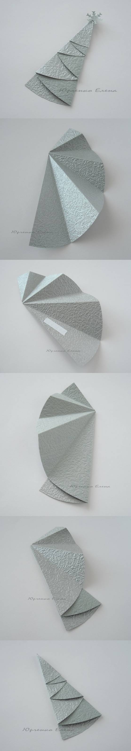 DIY Christmas Tree from Paper DIY Christmas Tree from Paper