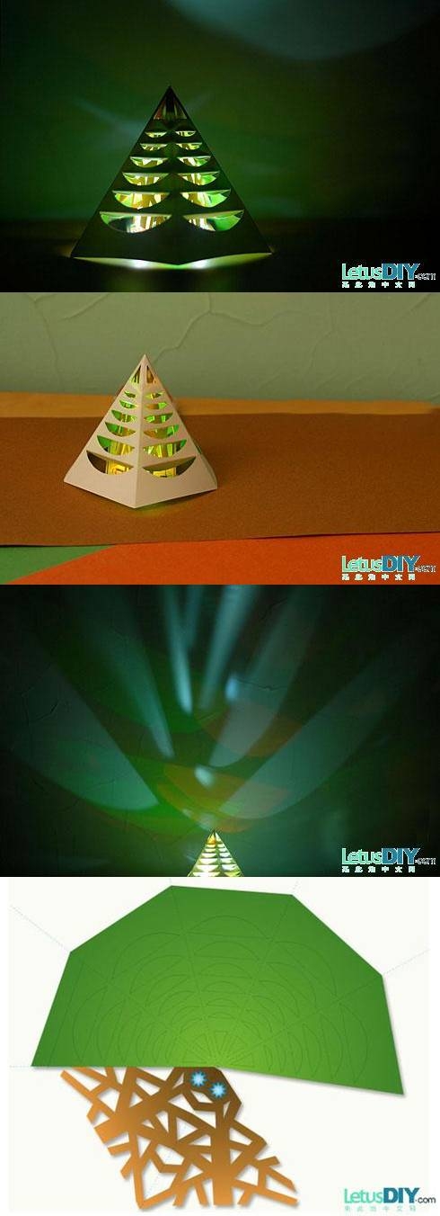 DIY Glowing Christmas Tree