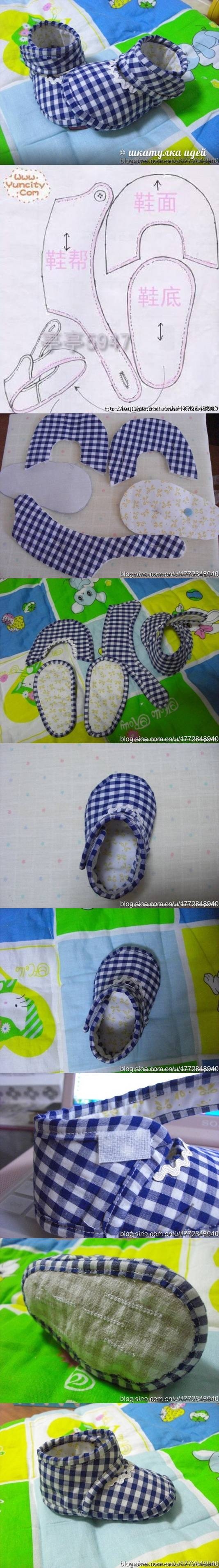 DIY Baby Slippers