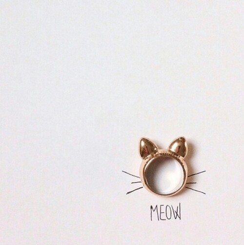 Meow cat ring Meow cat ring