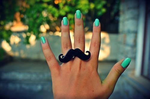 Moustache ring