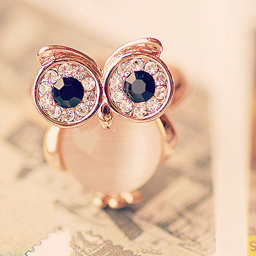 Owl diamond ring Owl diamond ring