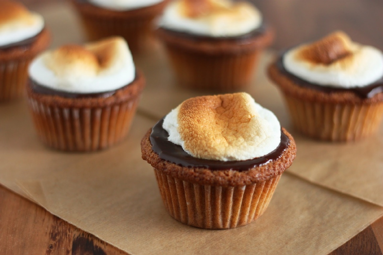Smores cupcakes Smores cupcakes