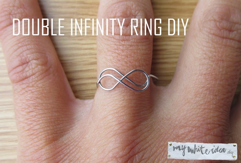 Double infinity ring diy