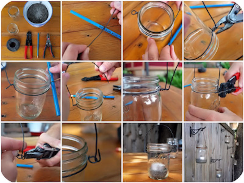diy mason jar candes