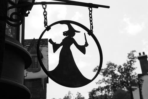 Witch silhouette